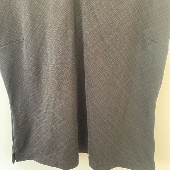 Adidas Black Print Climacool Golf Shirt Sz M - Picture 2 of 8